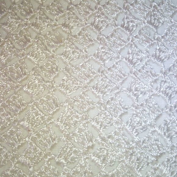 JESSICA SPORT Open Knit Cream Short Sleeve Dainty Womens Top Size 12 - Picture 4 of 4